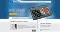 Desktop Screenshot of 1stepmetric.com