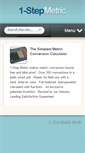 Mobile Screenshot of 1stepmetric.com